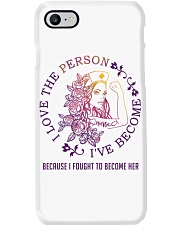 I love the person I've become Phone Case tile