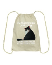 I'm multitasking Drawstring Bag tile