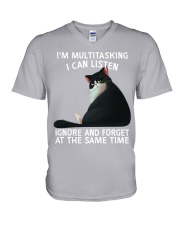 I'm multitasking V-Neck T-Shirt tile