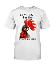 It's fine I'm fine Everything's fine Classic T-Shirt tile