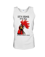 It's fine I'm fine Everything's fine Unisex Tank tile