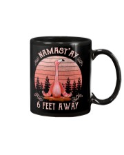 Namast'ay 6 feet away Mug tile