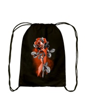 COPD awareness rose Drawstring Bag tile
