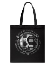 Into the music I go Tote Bag tile
