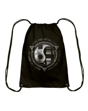 Into the music I go Drawstring Bag tile
