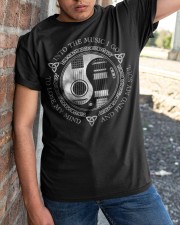 Into the music I go Classic T-Shirt apparel-classic-tshirt-lifestyle-27