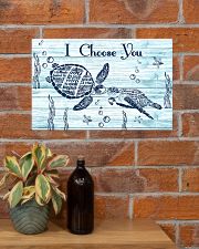I choose you 17x11 Poster poster-landscape-17x11-lifestyle-23