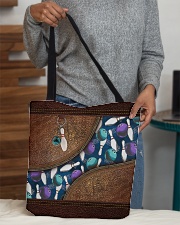 Bowling rug leather pattern print All-over Tote aos-all-over-tote-lifestyle-front-10