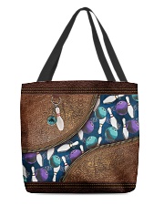 Bowling rug leather pattern print All-over Tote front