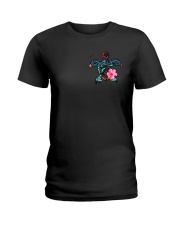 Turtle phone case Ladies T-Shirt tile