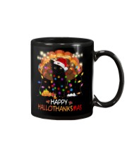 Happy Hallothanksmas Mug tile
