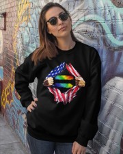We the people means everyone Crewneck Sweatshirt lifestyle-unisex-sweatshirt-front-3