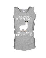 I tried to be normal once Unisex Tank tile