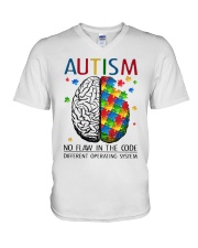 AUTISM AWARENESS V-Neck T-Shirt tile