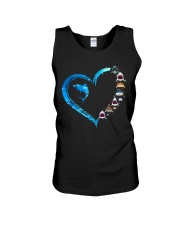 I Love Sharks Unisex Tank tile
