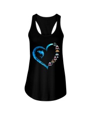 I Love Sharks Ladies Flowy Tank tile