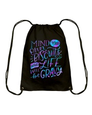 Might your own biscuits Drawstring Bag tile