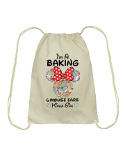 I'm a baking girl Drawstring Bag tile
