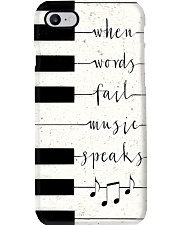 When words fail music speaks Phone Case i-phone-8-case