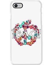 Teach peace Phone Case tile