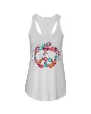Teach peace Ladies Flowy Tank tile