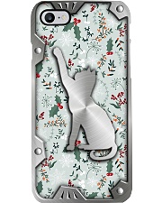 Meowy Christmas Metal Pattern Print Phone Case i-phone-8-case