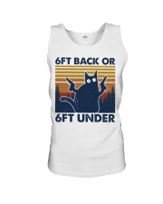 6ft back or 6ft under Unisex Tank tile