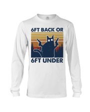 6ft back or 6ft under Long Sleeve Tee tile