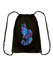 Floral Cat Drawstring Bag tile