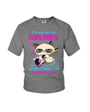 I'm not always grumpy Youth T-Shirt tile