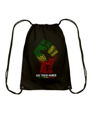 Say their names Drawstring Bag tile