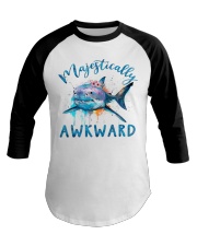 Majestically awkward Baseball Tee tile