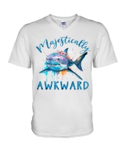 Majestically awkward V-Neck T-Shirt tile