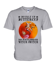 You just flipped my witch switch V-Neck T-Shirt tile