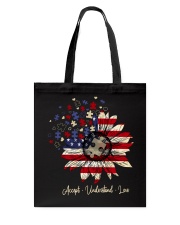 American flag sunflower Independence day Tote Bag tile