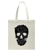 Skull and black cats Tote Bag tile