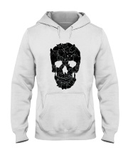 Skull and black cats Hooded Sweatshirt tile