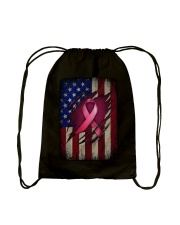Ribbon flag Independence day Drawstring Bag tile