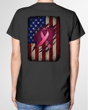 Ribbon flag Independence day Ladies T-Shirt garment-tshirt-ladies-back-01