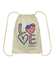 Love independence day Drawstring Bag tile