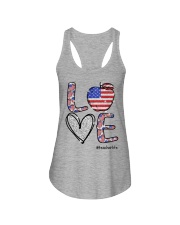 Love independence day Ladies Flowy Tank tile