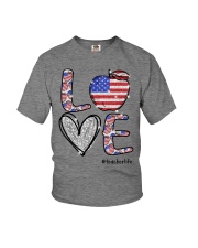 Love independence day Youth T-Shirt tile
