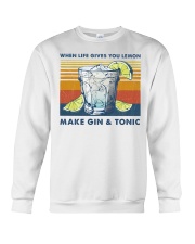 When life gives you lemon Crewneck Sweatshirt front