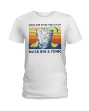 When life gives you lemon Ladies T-Shirt tile
