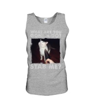 What are you gonna do stab me Unisex Tank tile