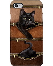 Cat Leather Pattern Print Phone Case i-phone-8-case