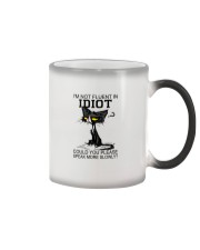 I'm not fluent in idiot Color Changing Mug tile