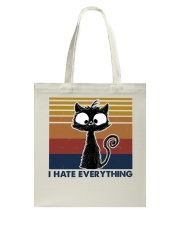 I hate everything Tote Bag tile
