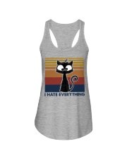 I hate everything Ladies Flowy Tank tile