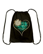 My heart belongs to my firefighter Drawstring Bag tile
